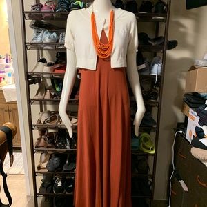 Rainbow Strapless Dress S